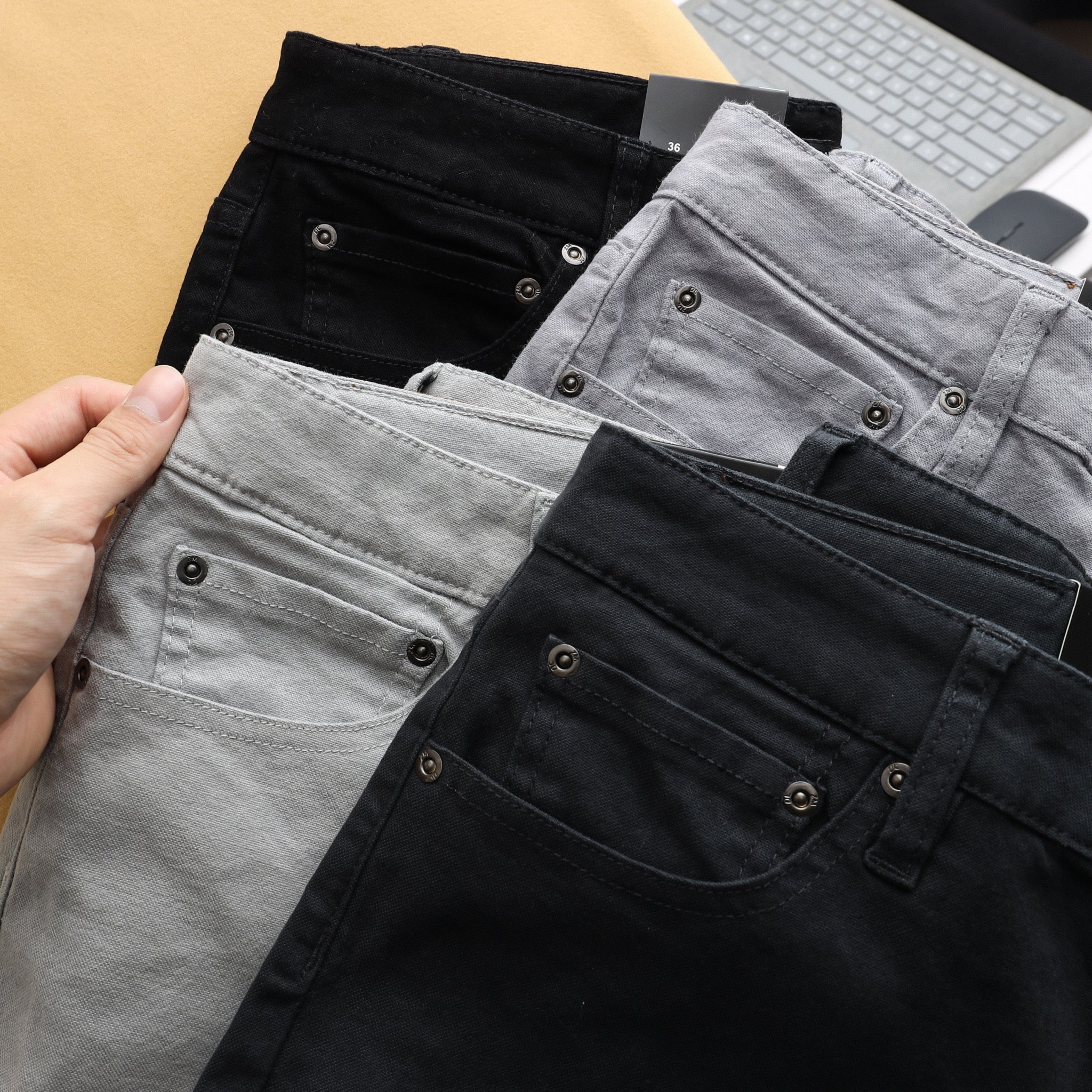 Quần short kaki jean ZR QS14