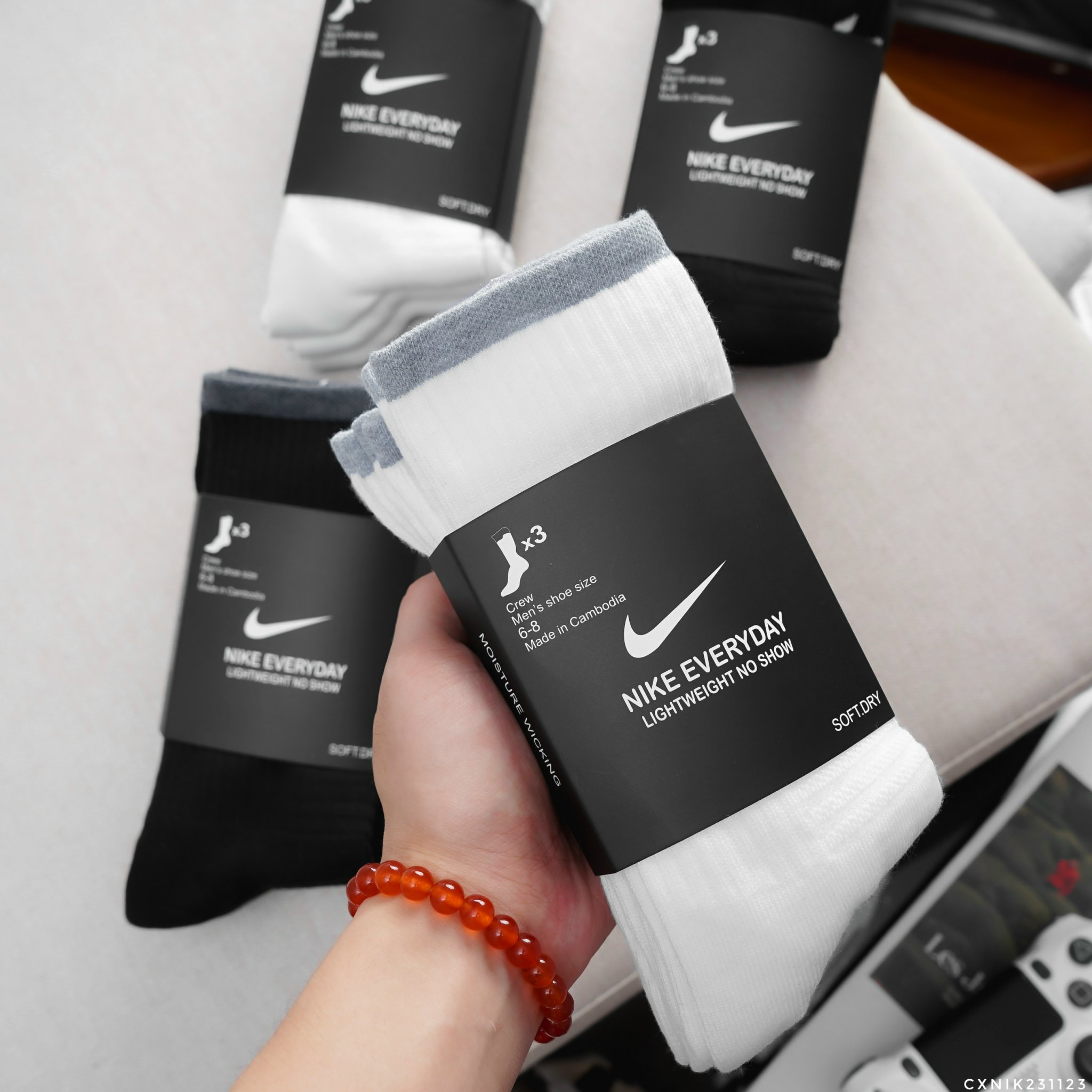 Set vớ cổ cao NK SET18