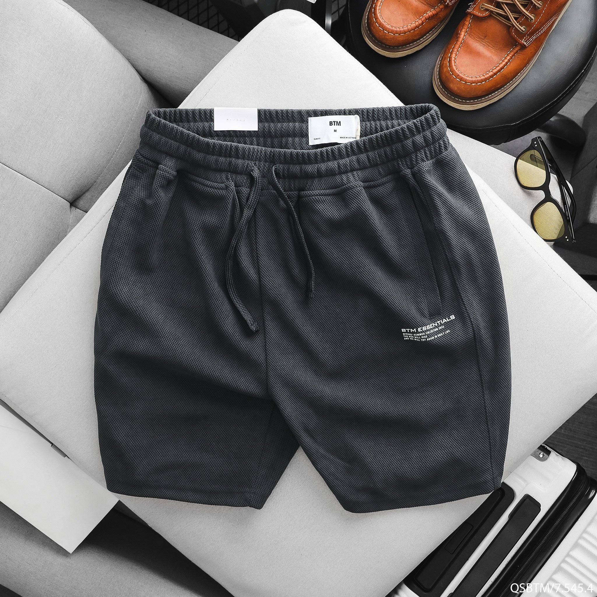 Quần short pique BTM 75454