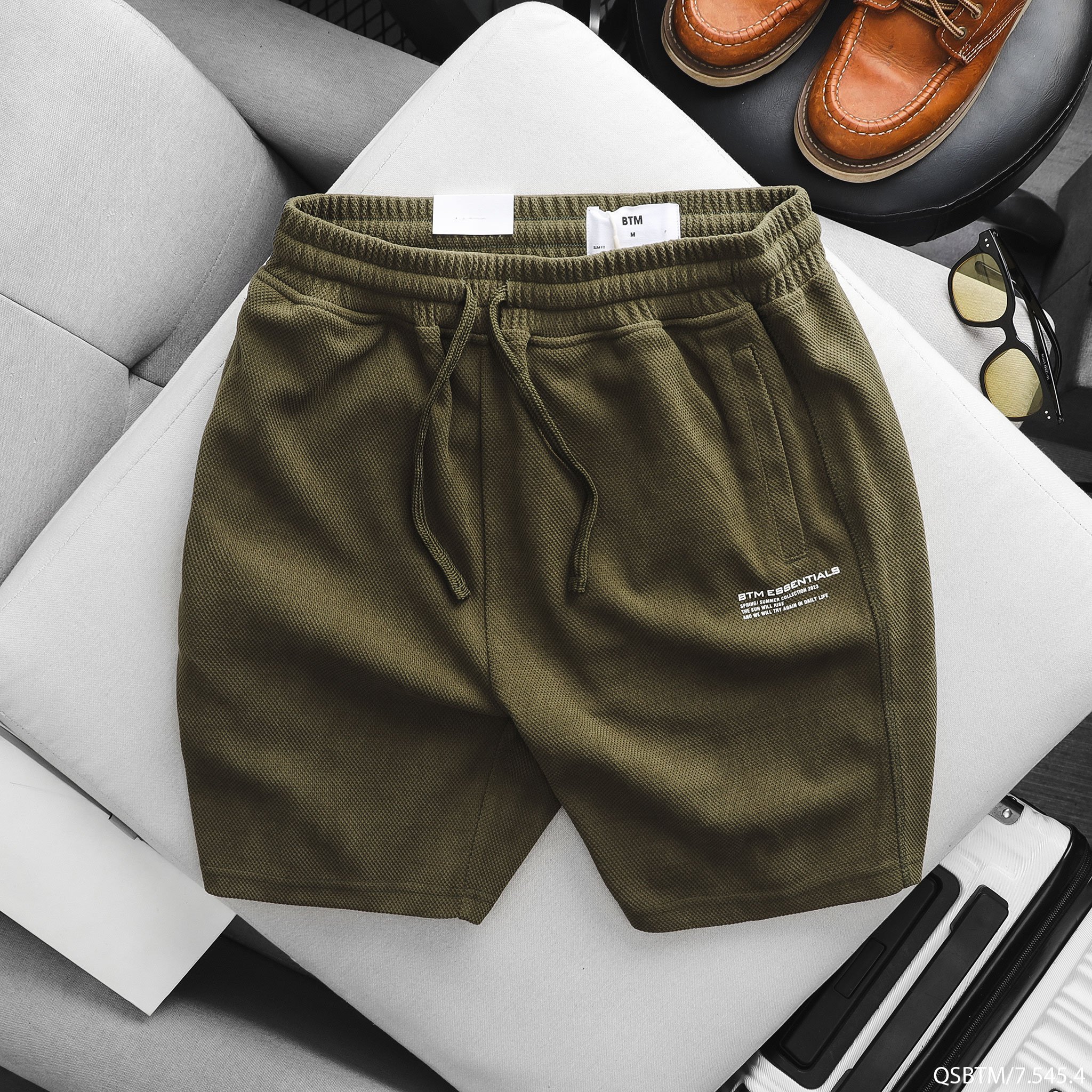 Quần short pique BTM 75454