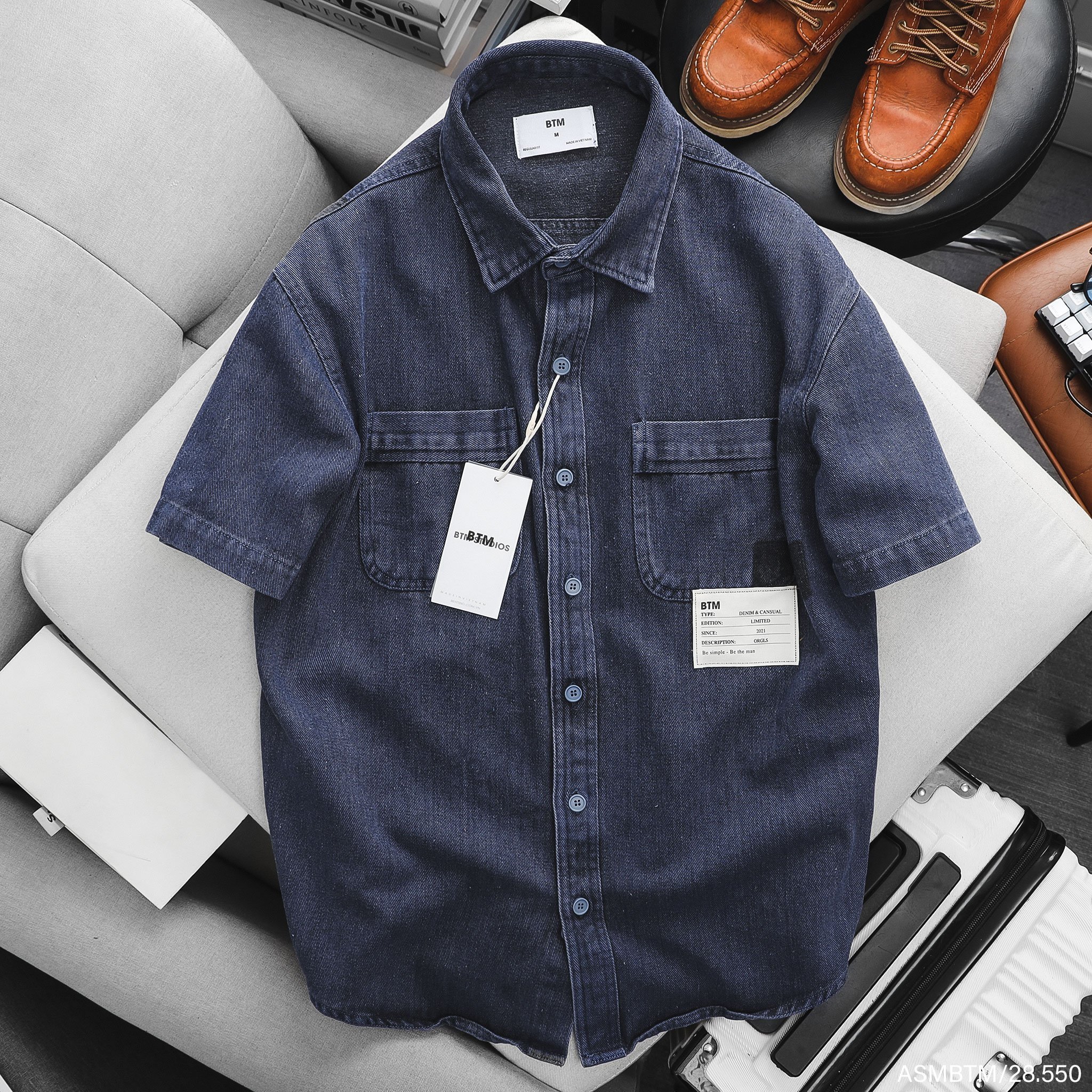 Áo sơ mi jean BTM 28550