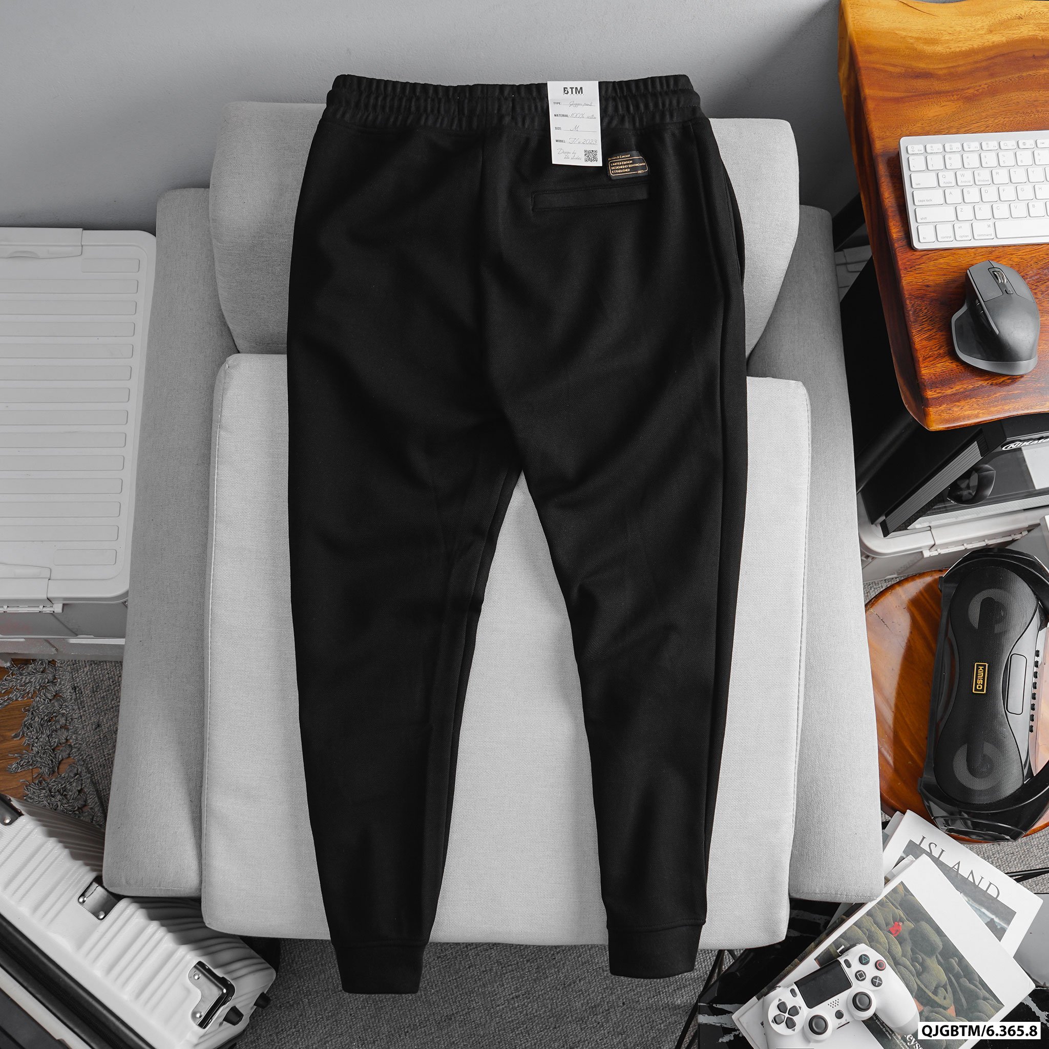 Quần jogger nỉ BTM 63658