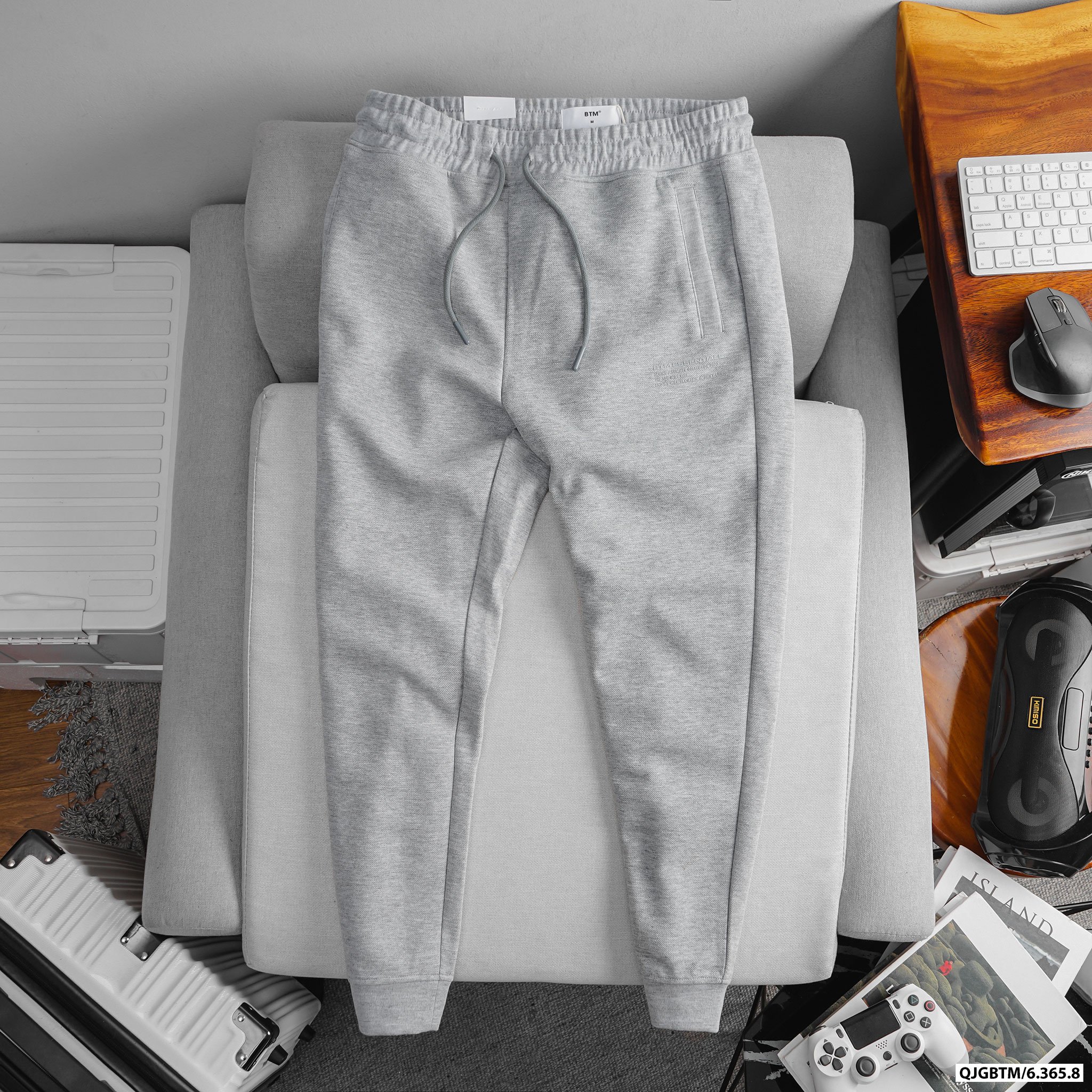 Quần jogger nỉ BTM 63658