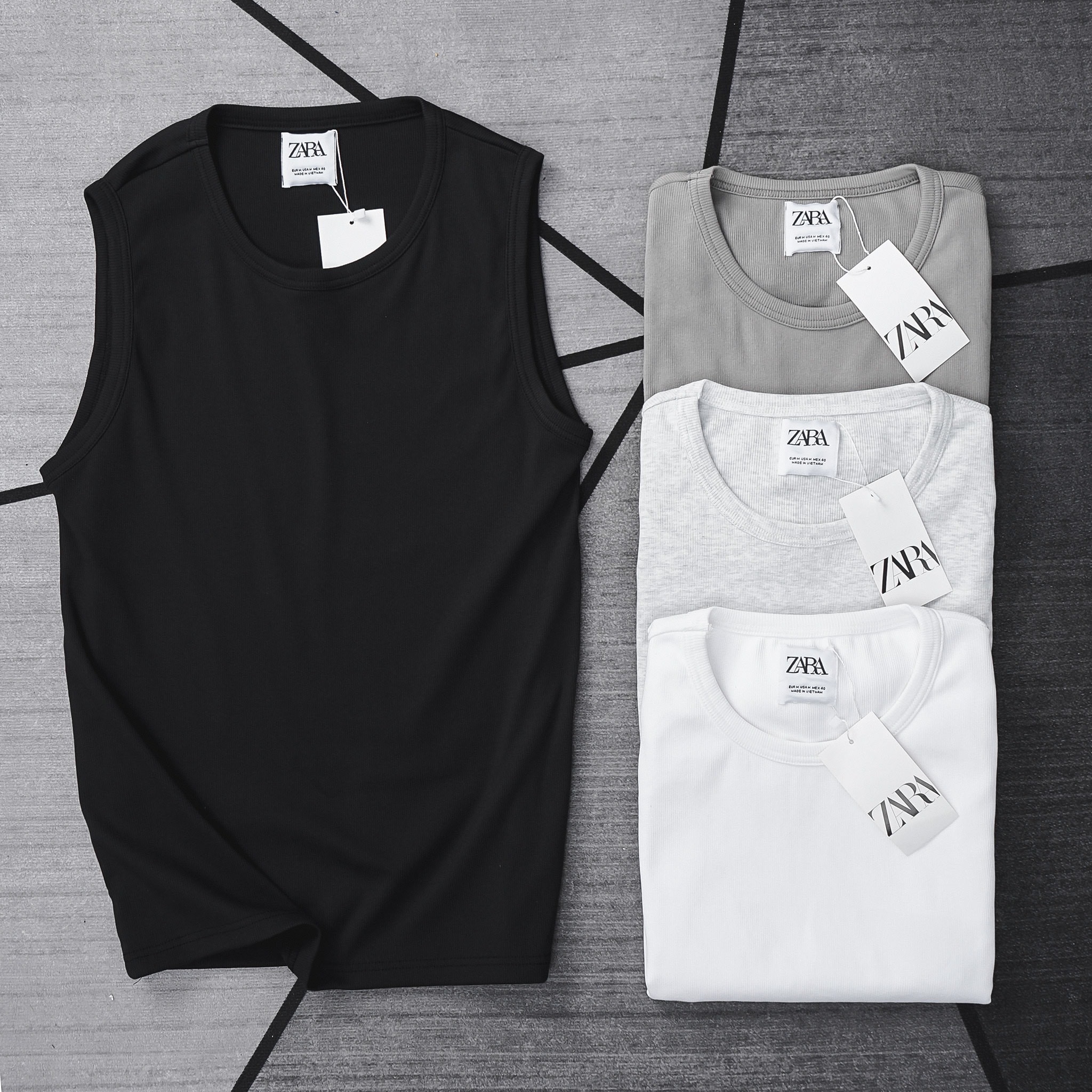 Áo tanktop dệt gân ZR BL181