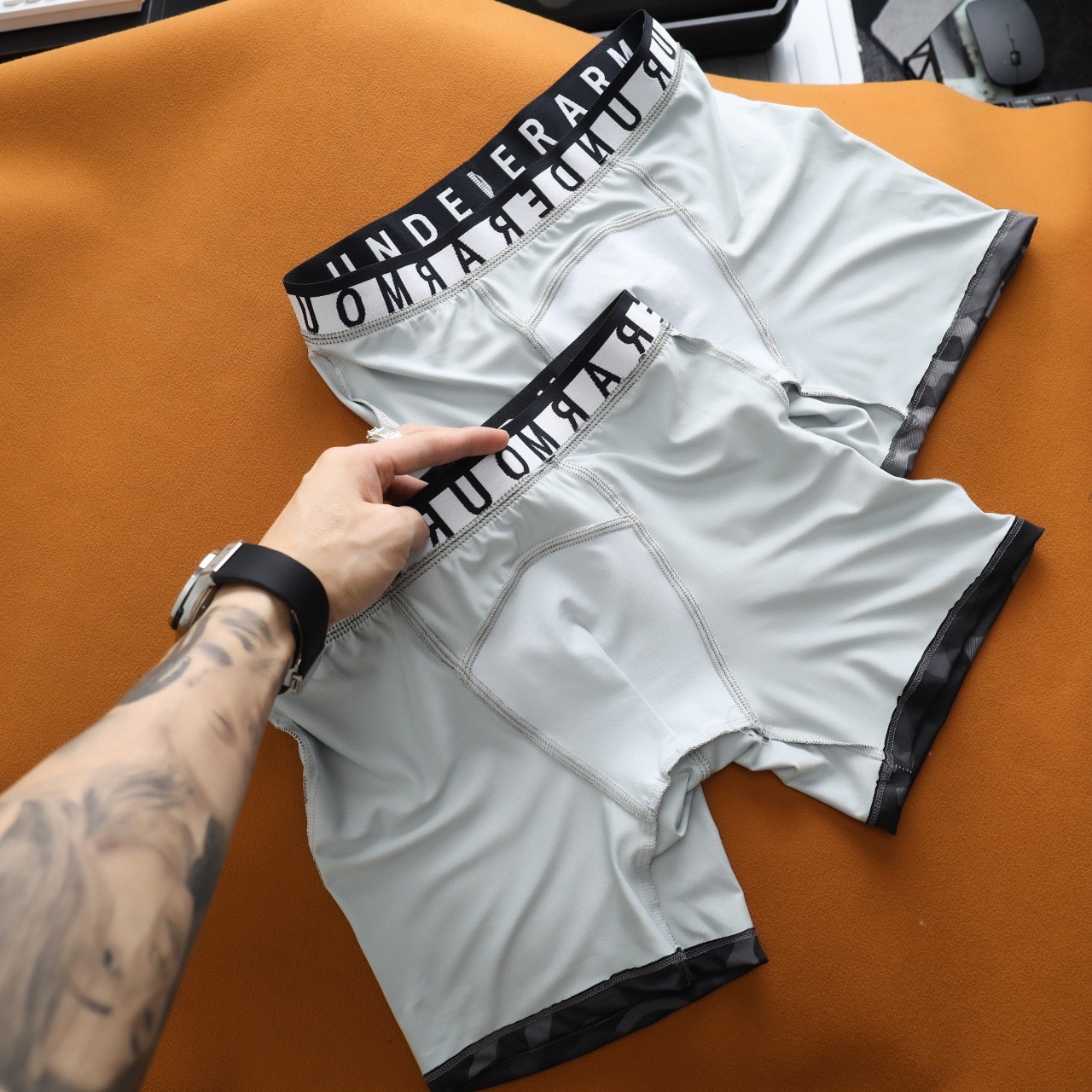 Quần lót boxer dài thể thao UA BX15