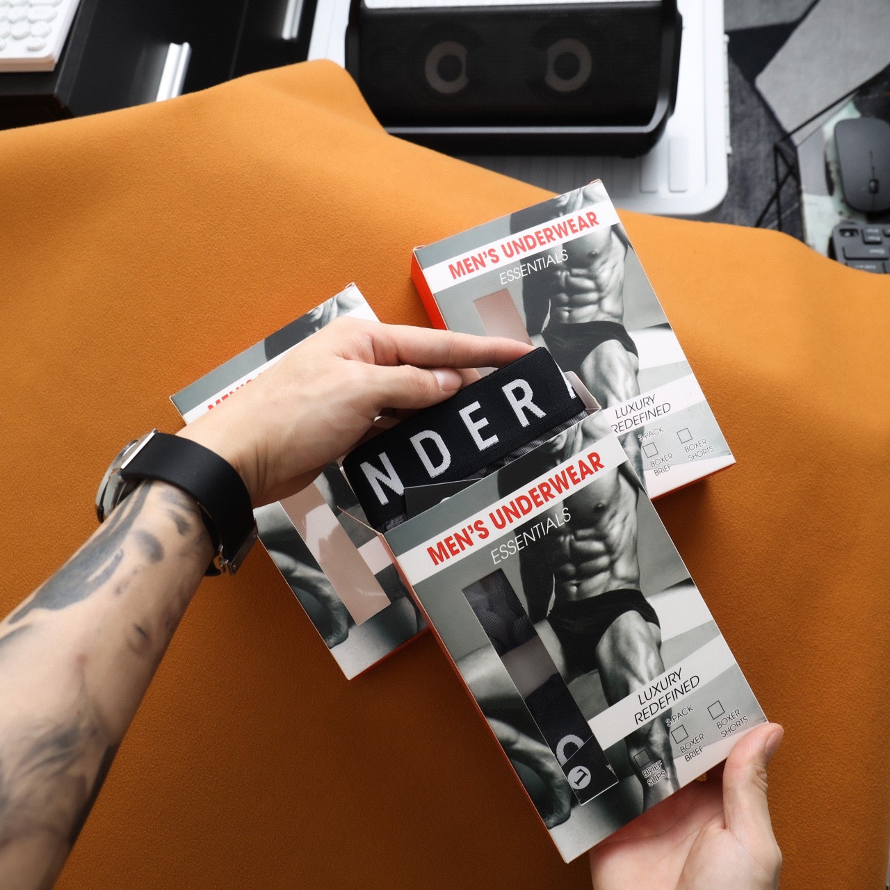 Quần lót boxer dài thể thao UA BX15