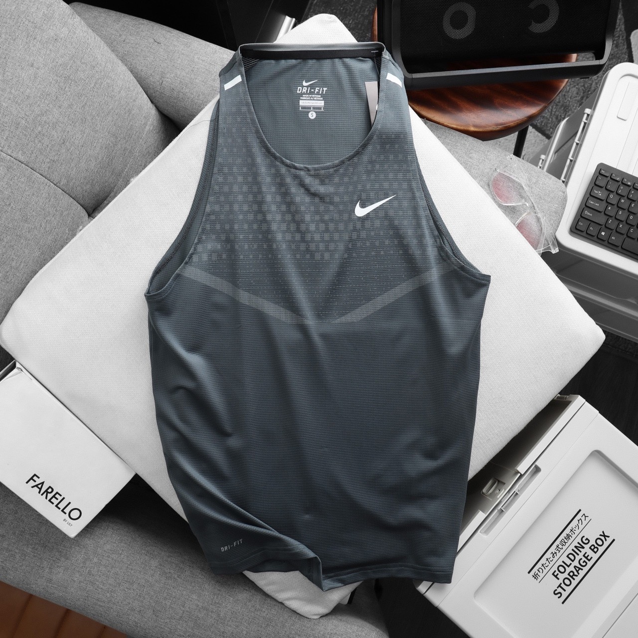 Áo tanktop dệt kim NK BL12