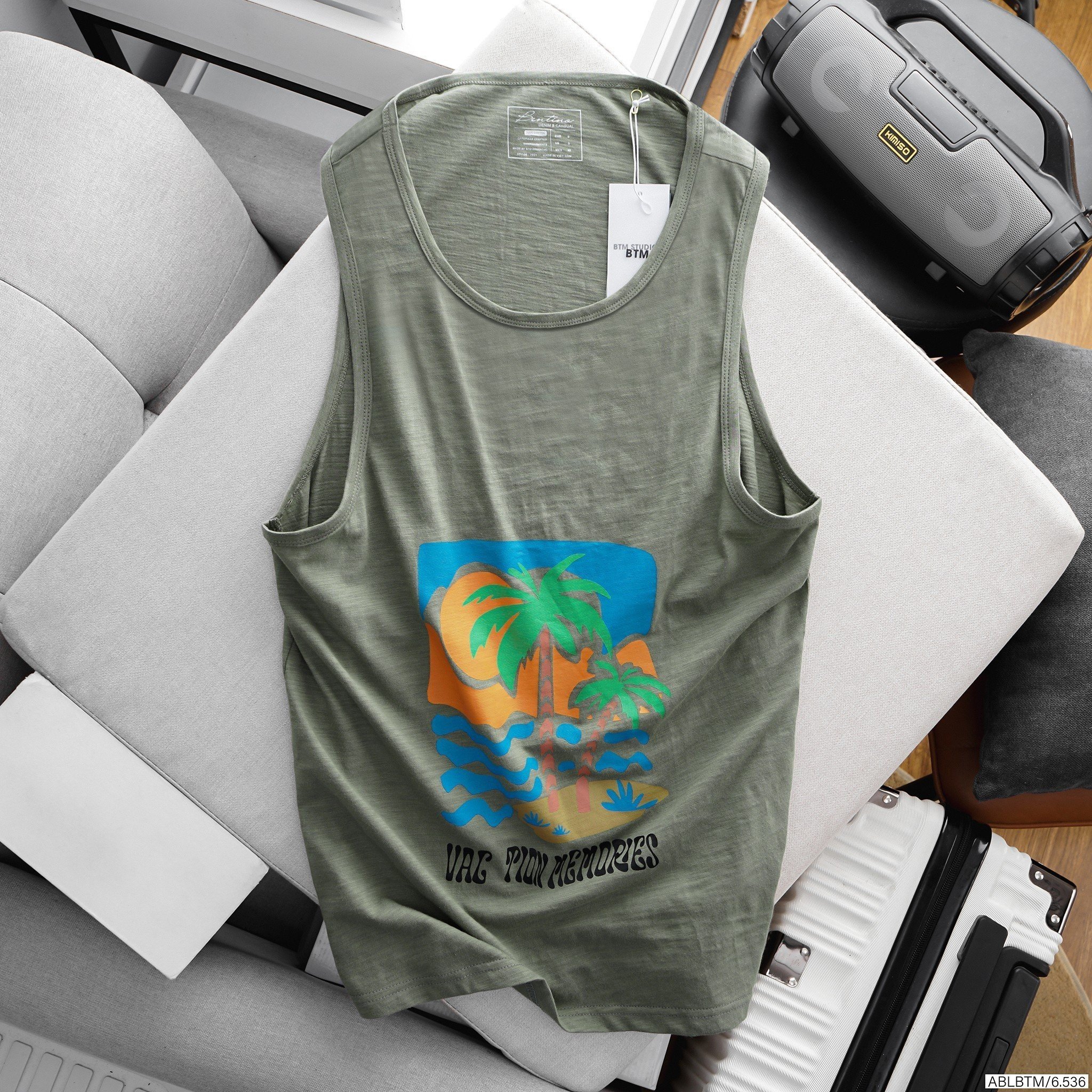 Áo tanktop BTM Vacation BL01