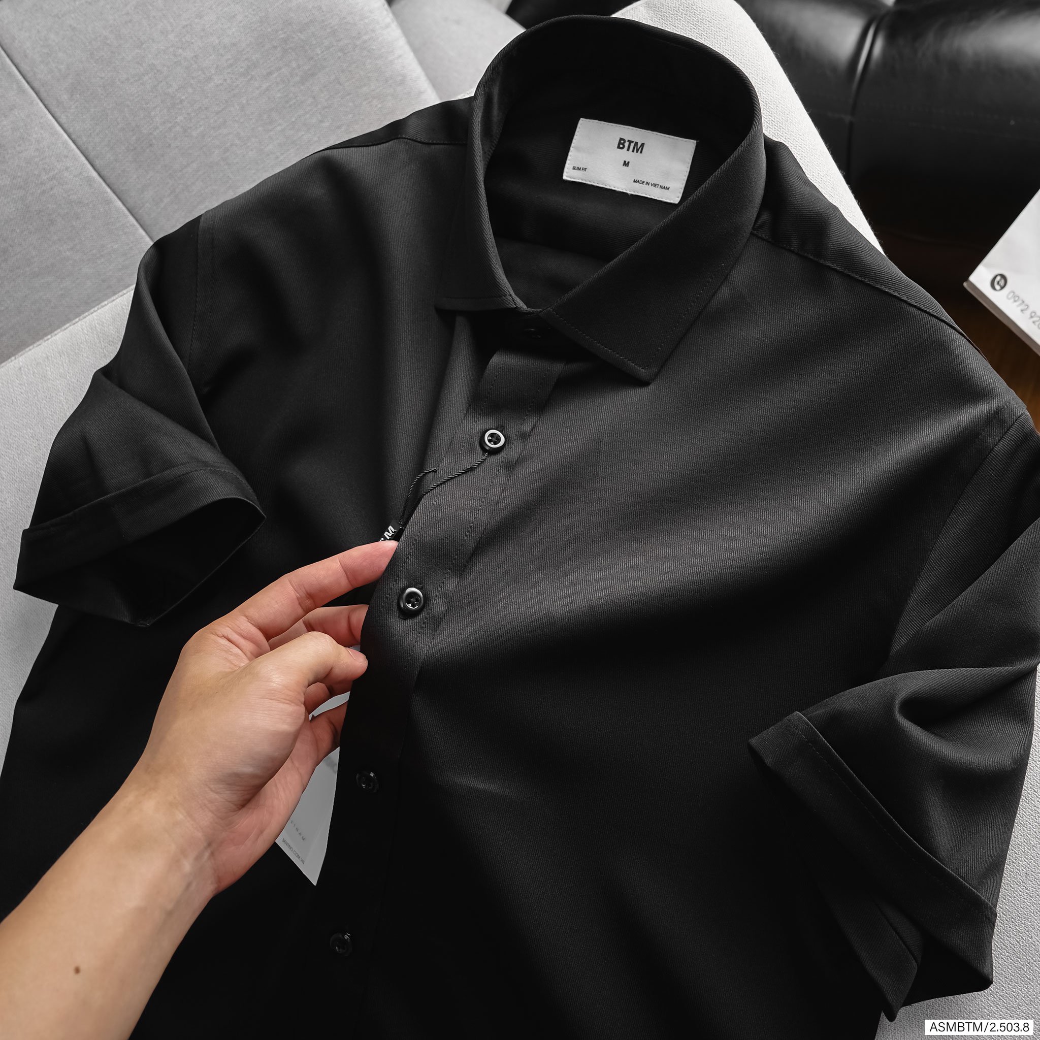 Áo sơ mi chéo BTM 25038