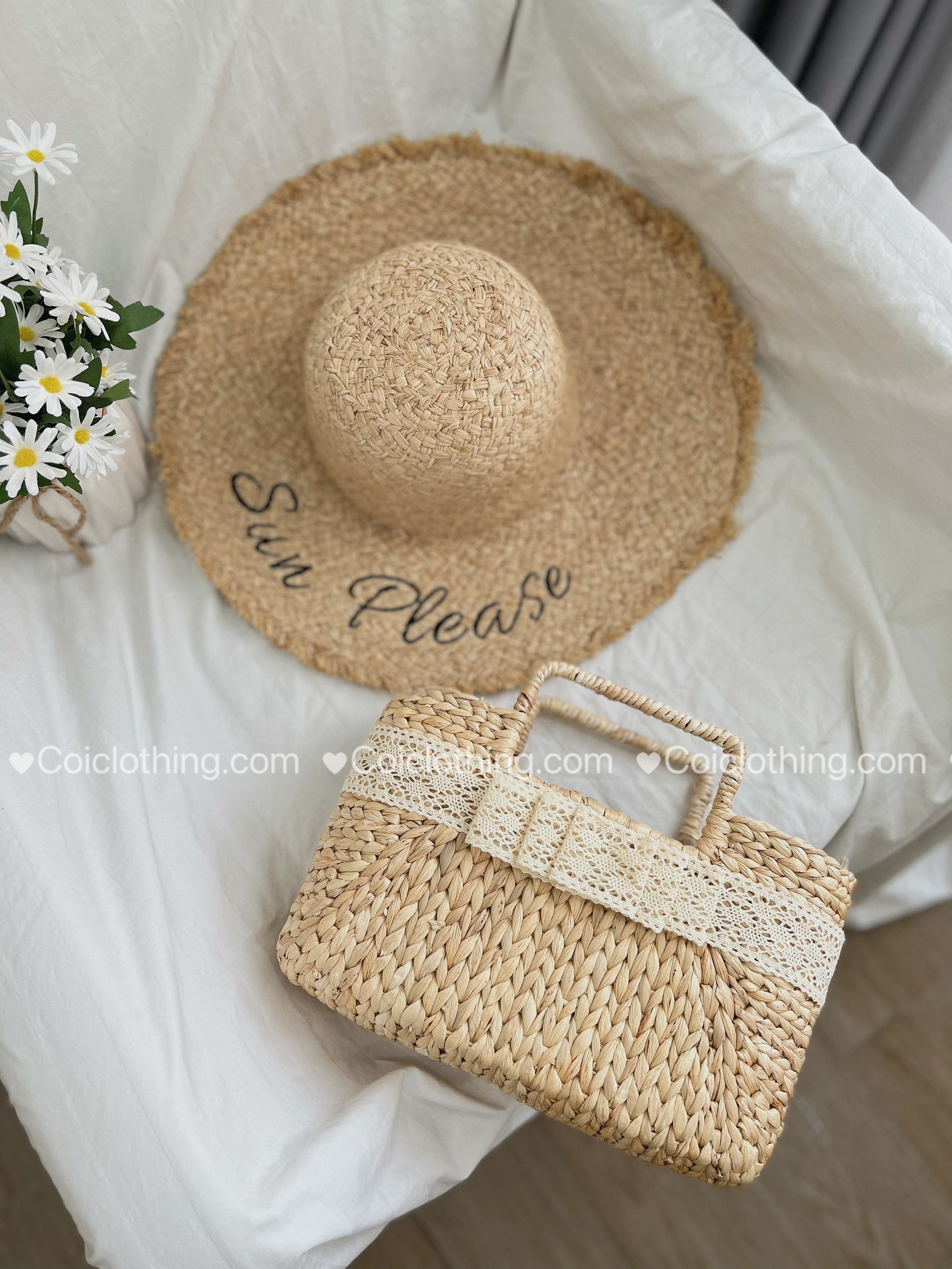 Lục bình chữ nhật xách tay