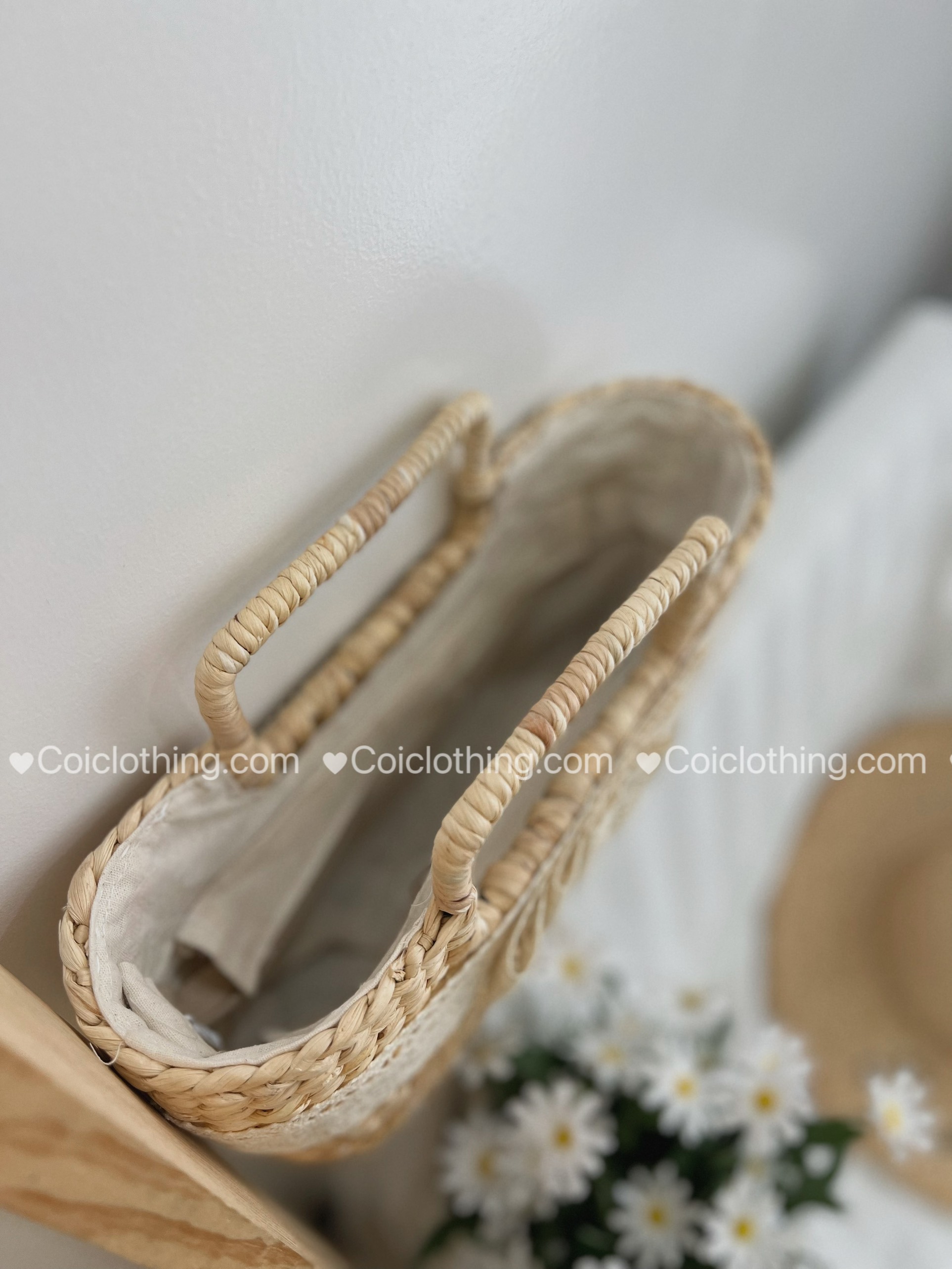 Lục bình chữ nhật xách tay