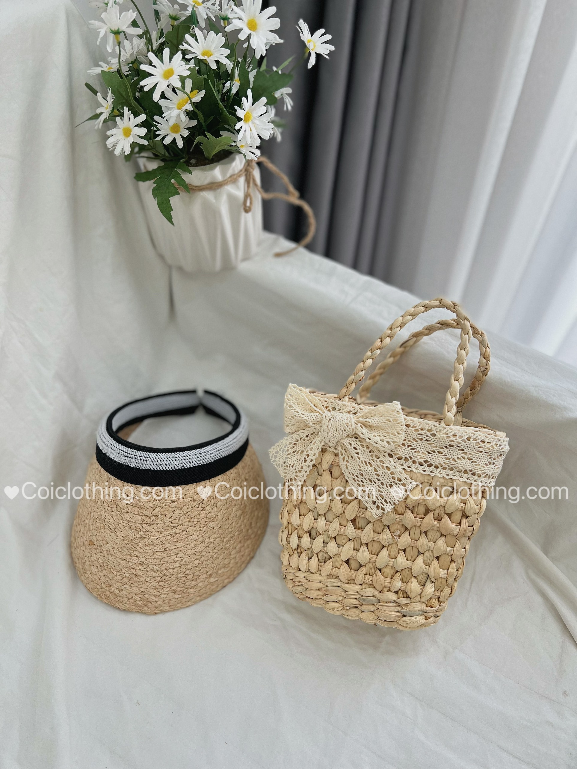 Lục bình đan mini xách tay