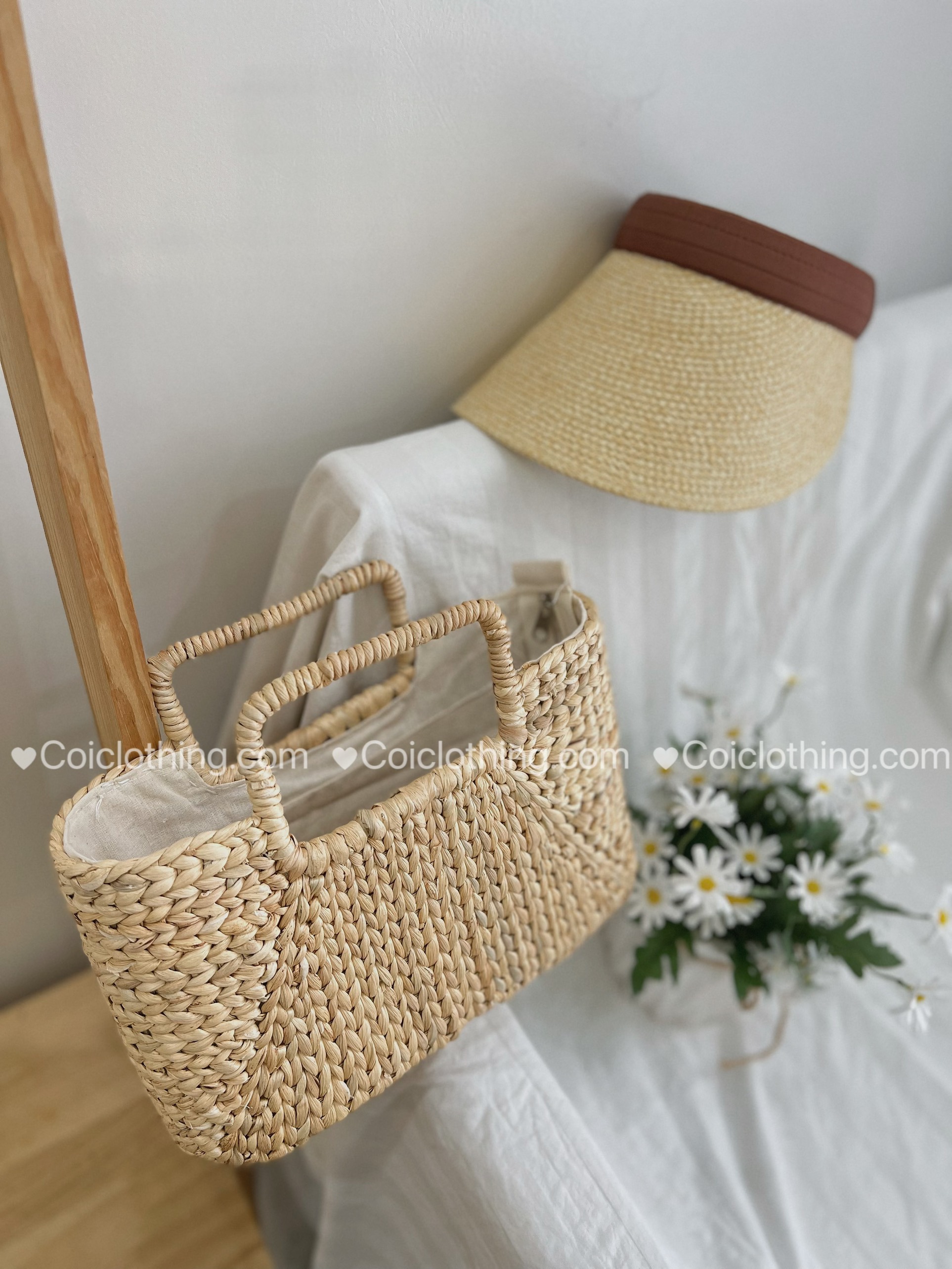 Lục bình chữ nhật xách tay