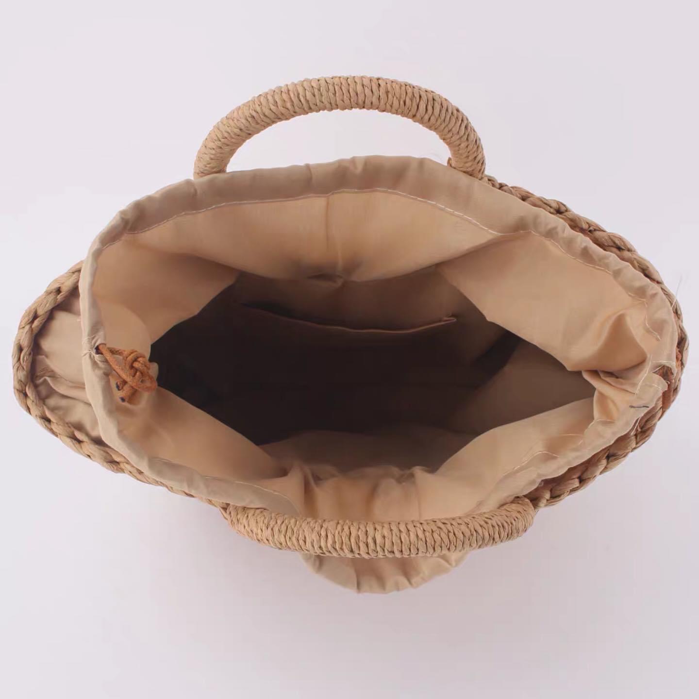 Túi cói bán nguyệt nhỏ