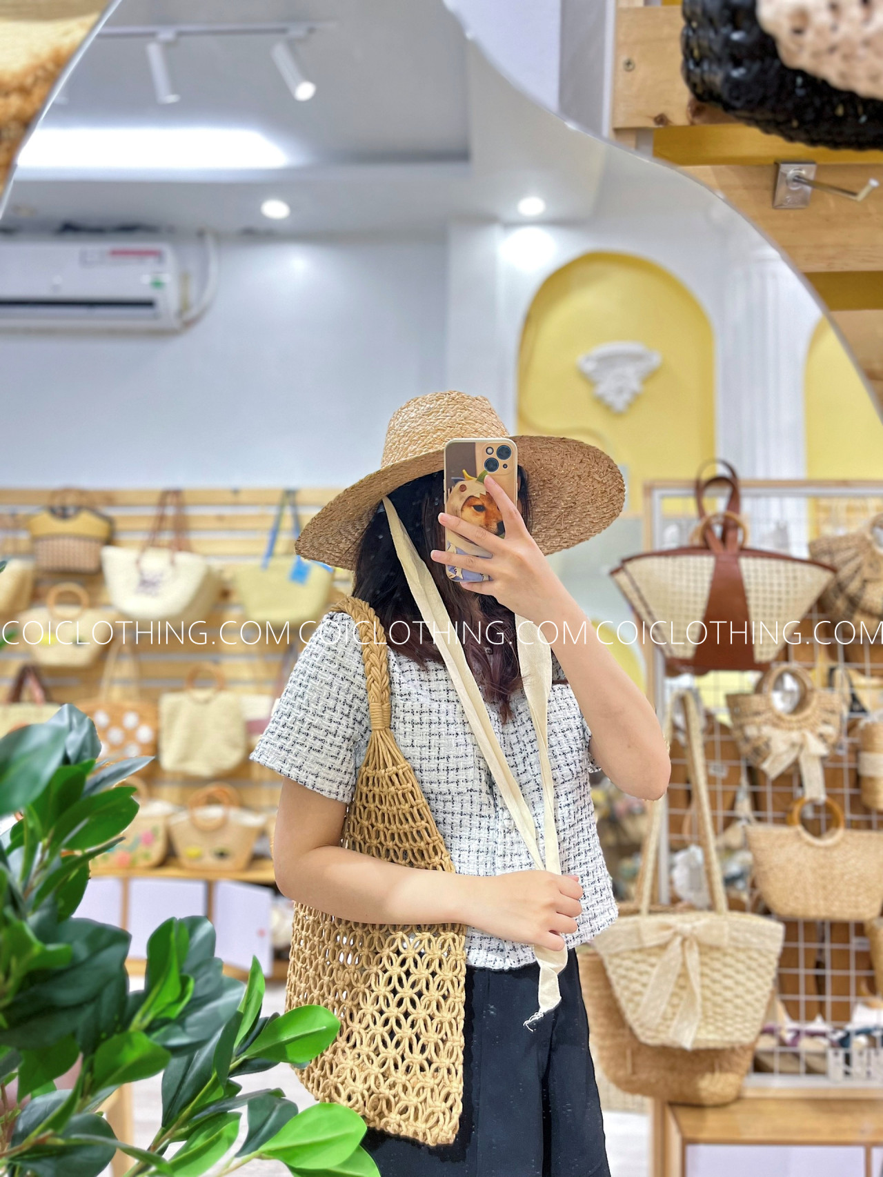 Túi lưới tay cầm