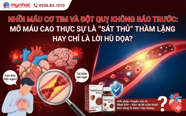 Nhồi máu cơ tim và đột quỵ không báo trước mỡ máu cao có thực sự nguy hiểm?
