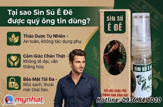 Chai xịt Sìn Sú Ê Đê có tốt cho nam giới không, ai nên sử dụng?