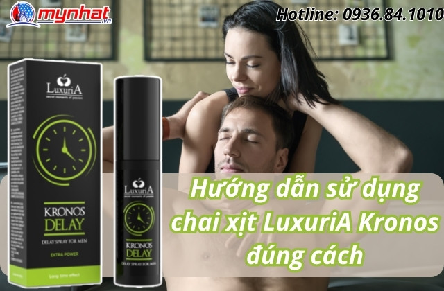 Hướng dẫn sử dụng chai xịt LuxuriA Kronos đúng cách