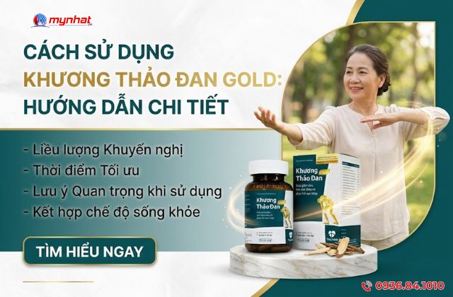 Cách sử dụng Khương Thảo Đan Gold 120 viên hiệu quả