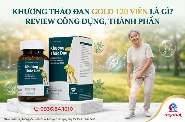 Khương Thảo Đan Gold 120 viên là gì? Review công dụng, thành phần