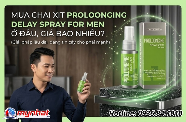 Mua chai xịt Proloonging Delay Spray For Men ở đâu, giá bao nhiêu?