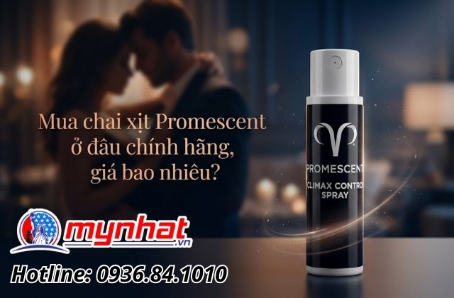 Mua chai xịt Promescent ở đâu chính hãng, giá bao nhiêu?