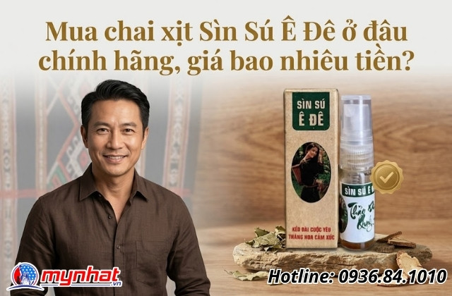 Mua chai xịt Sìn Sú Ê Đê ở đâu chính hãng, giá bao nhiêu tiền?