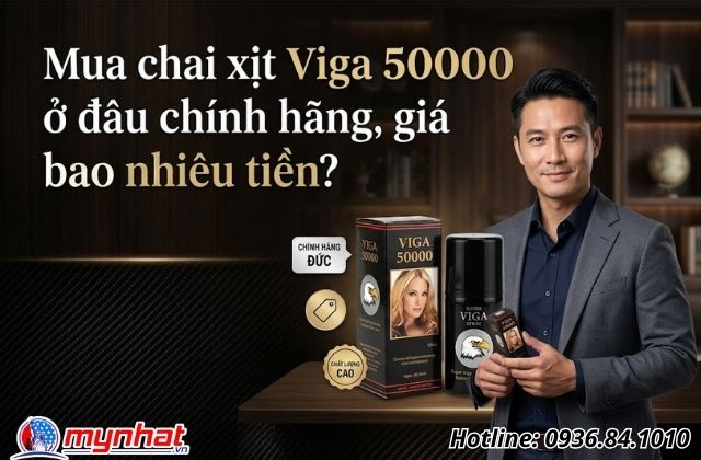 Mua chai xịt Viga 50000 ở đâu chính hãng, giá bao nhiêu tiền?