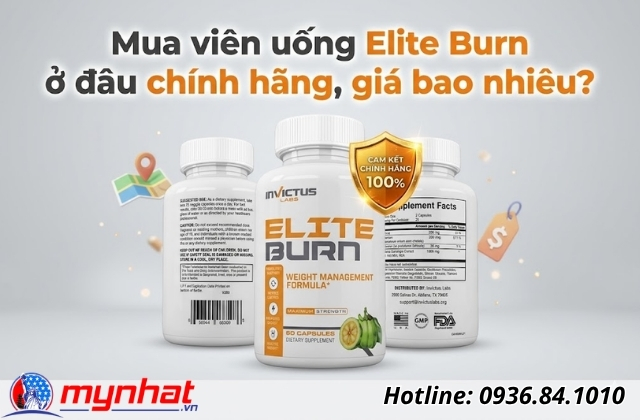 Mua viên uống Elite Burn ở đâu chính hãng, giá bao nhiêu?
