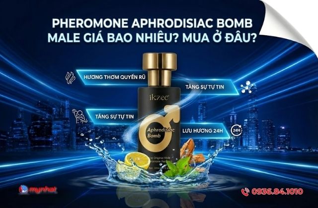 Pheromone Aphrodisiac Bomb Male Giá Bao Nhiêu? Mua Ở Đâu Chính Hãng?