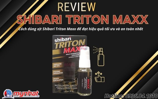 Cách dùng xịt Shibari Triton Maxx để đạt hiệu quả tối ưu và an toàn nhất