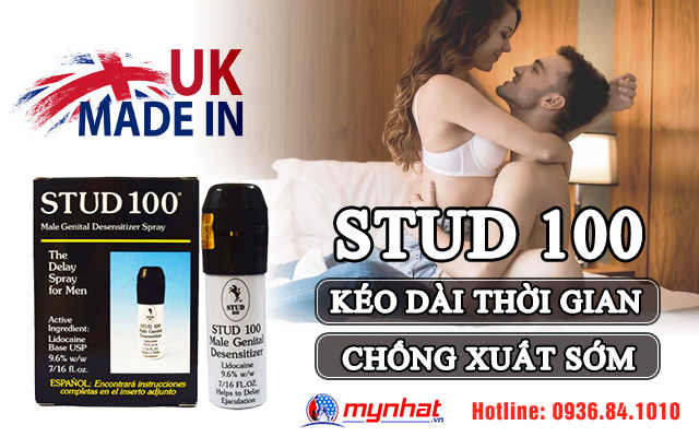 Stud 100 là gì? Tổng quan thuốc xịt Stud 100 của Anh