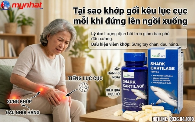 lý do xương khớp kêu lục cục
