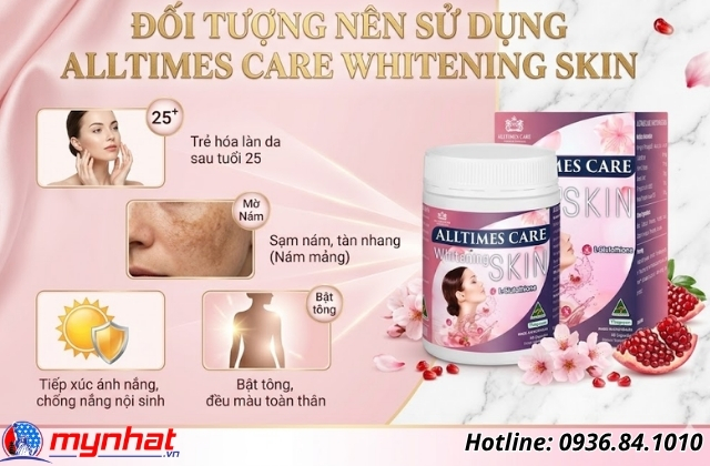 những đối tượng nào nên sử dụng alltimes care whitening skin