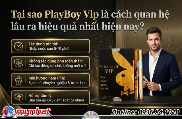 Tại sao PlayBoy Vip là cách quan hệ lâu ra hiệu quả nhất hiện nay?