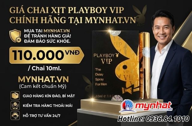 Giá chai xịt PlayBoy Vip chính hãng tại Mynhat.vn