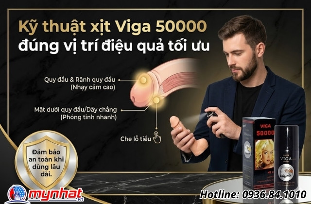 Kỹ thuật xịt Viga 50000 đúng vị trí để đạt hiệu quả tối ưu