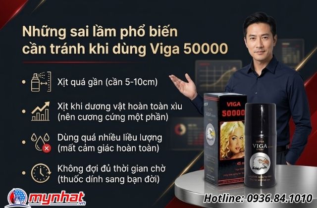 Những sai lầm phổ biến cần tránh khi dùng Viga 50000