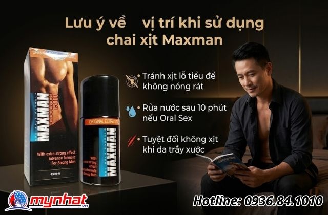 Những sai lầm tai hại khi dùng xịt Maxman khiến nam giới mất điểm