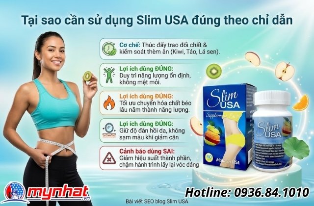 Tại sao cần sử dụng Slim USA đúng theo chỉ dẫn