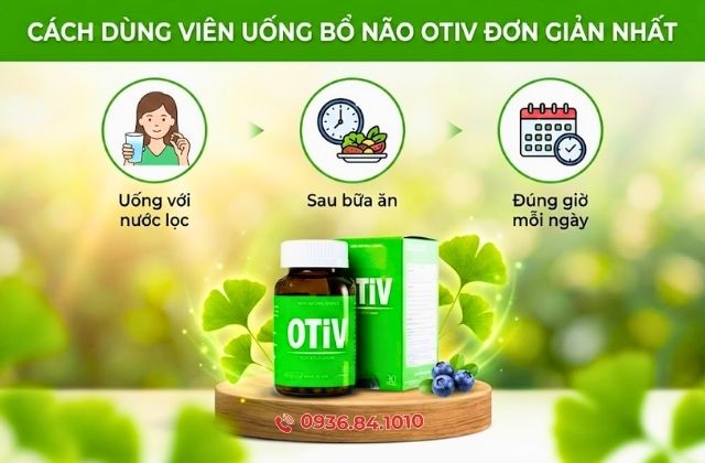 Cách dùng otiv đơn giản