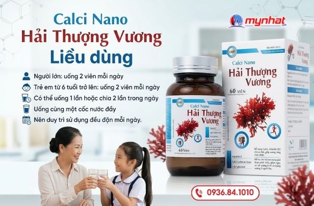 Liều dùng Calci Nano Hải Thượng Vương