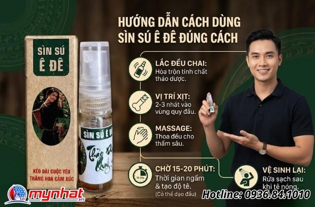 Hướng dẫn cách dùng Sìn Sú Ê Đê đúng cách