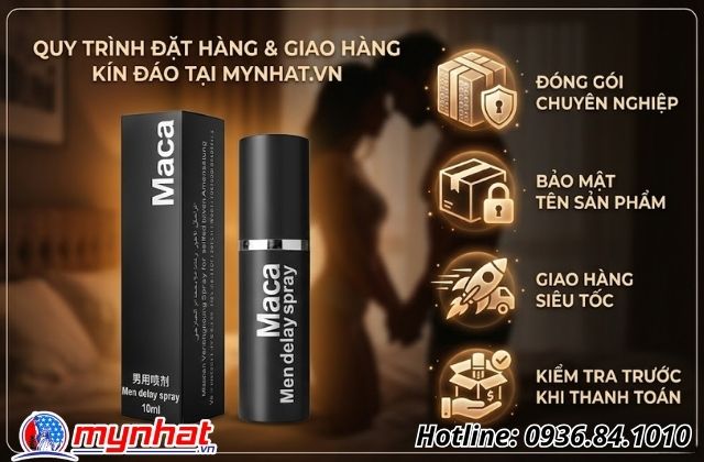 Mua Maca Men Delay Spray ở đâu uy tín, bảo mật thông tin?