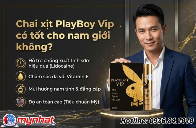 Chai xịt PlayBoy Vip có tốt cho nam giới không?