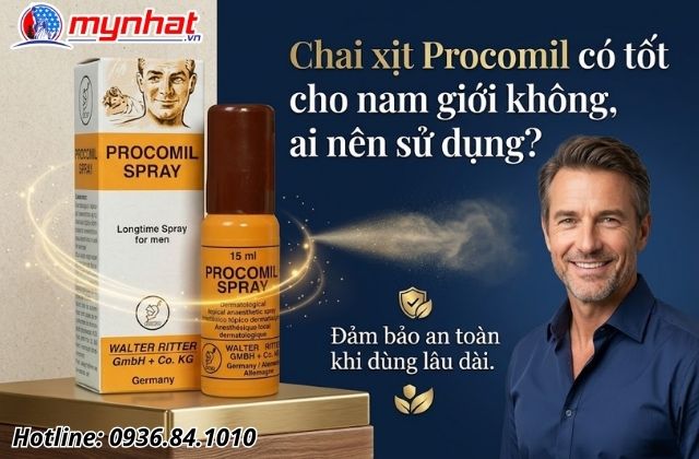 Chai xịt Procomil là gì? Nguồn gốc và cơ chế thảo dược