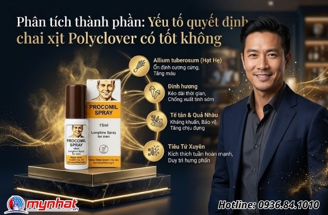 Phân tích thành phần: Yếu tố quyết định chai xịt Procomil có tốt không