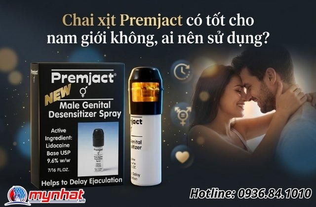 Đánh giá thực tế chai xịt Premjact có tốt cho nam giới hay không?