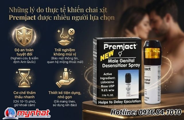 Những lý do thực tế khiến chai xịt Premjact được nhiều người lựa chọn