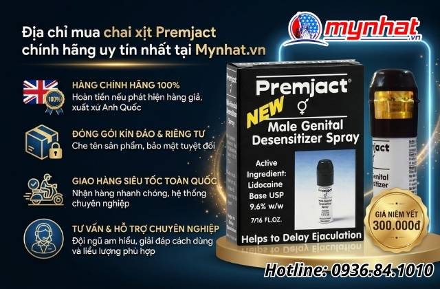 Địa chỉ mua chai xịt Premjact chính hãng uy tín nhất tại Mynhat.vn